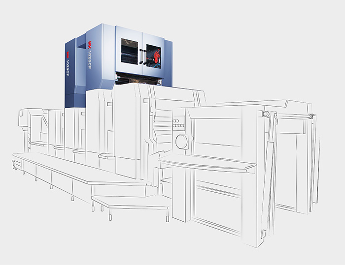 MK 1020CF 冷燙單元
技術描述：冷燙印技術
在膠印機上加裝冷燙單元，完成先燙后印或先印后燙，擺桿跳步能有效節(jié)約電化鋁。